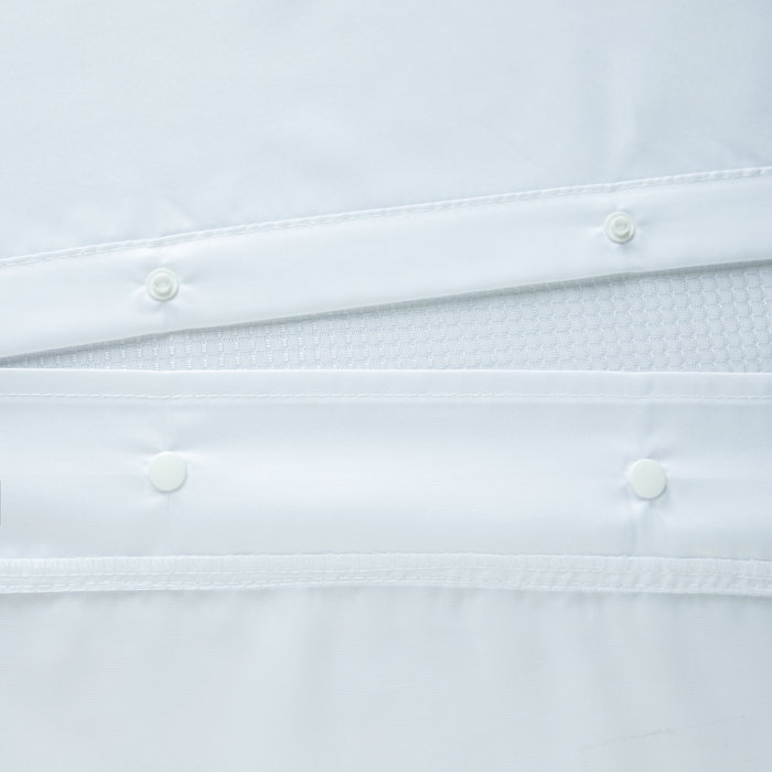 Three Posts™ Docia 2 Piece Solid Color Shower Curtain Set & Reviews